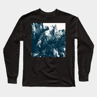 Blue Palm #1 Long Sleeve T-Shirt